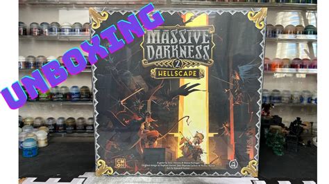 Unboxing Of Massive Darkness Hellscape Youtube