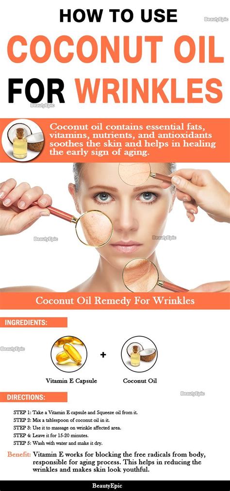how to remove wrinkles with coconut oil coconut oil skin care coconut oil for skin coconut