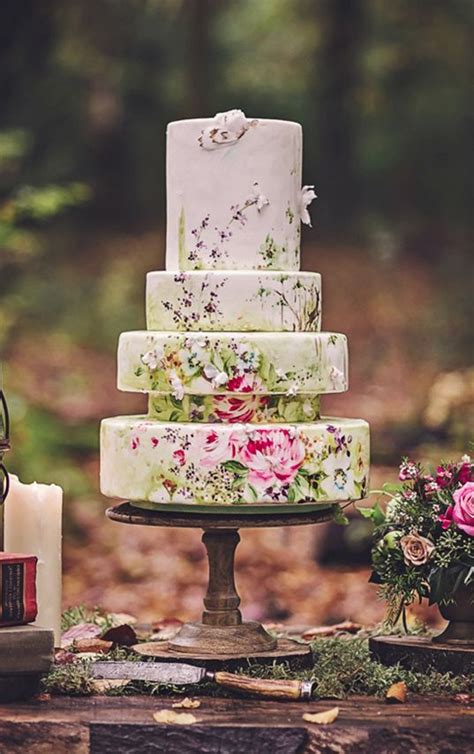 Floral Wedding Cake Unique Wedding Cakes Beautiful Wedding Cakes
