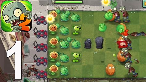 Plants Vs Zombies 2 Gameplay Walkthrough Part 1 Tutorialios