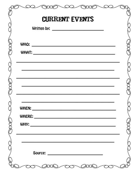 Printable Current Events For Seniors