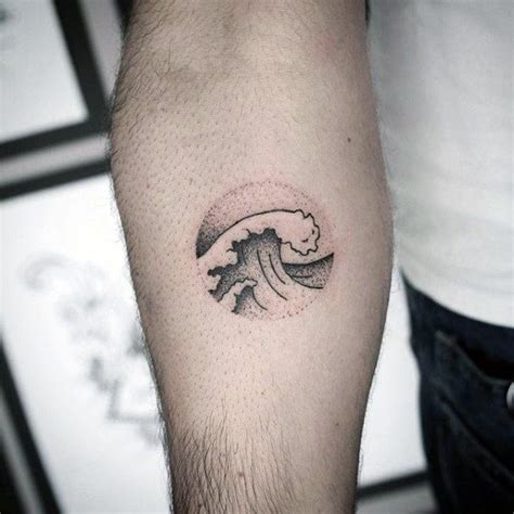 50 Simple Wave Tattoo Designs For Men Water Ink Ideas