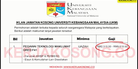 Pelukis pelan (seni bina) ja19. Jawatan Kosong Universiti Kebangsaan Malaysia - Pegawai ...