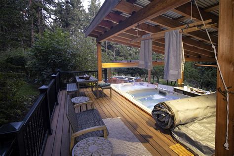 Swim Spa Backyard Ideas Paradise Restored Landscaping Outdoor Swim Spa Swim Spa Deck Swim