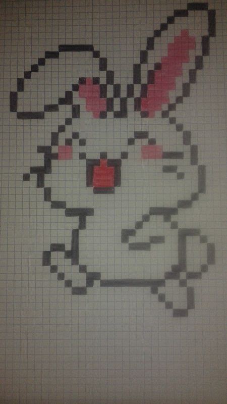 Coloriage animaux le lapin en ligne gratuit a imprimer. Épinglé par Diana Reinholde sur Cross stitch | Dessin pixel