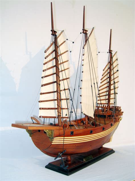 Chinese Junk Wooden Model Ship Gn Premier Ship Models