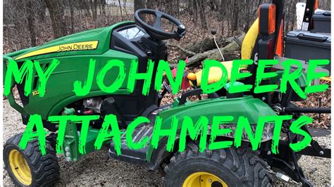 John Deere 1023e Or 1025r Tractor Attachments See Description