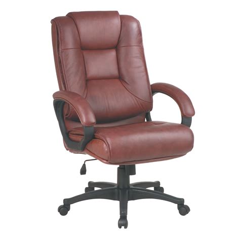The most ergonomic one will look classy and make you feel comfortable. Office Star Deluxe High-Back Adjustable Executive Leather ...