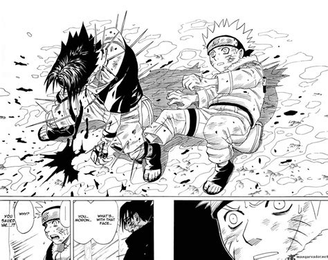 Sasuke Saving Naruto Наруто Манга Комиксы манга