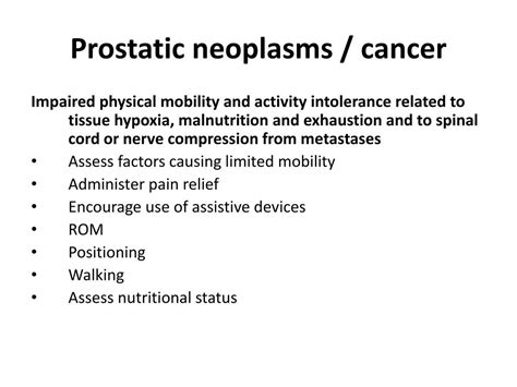 Ppt Prostatic Neoplasms Cancer Powerpoint Presentation Free Download Id