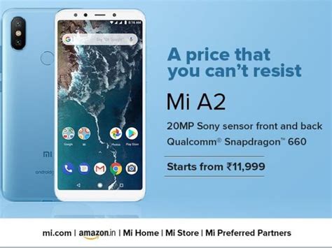 Xiaomi Mi A2 Gets Permanent Price Cut In India Heres The New Price