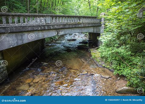 Water Flowing Under A Bridge Stock Image Image Of Creek Flowing