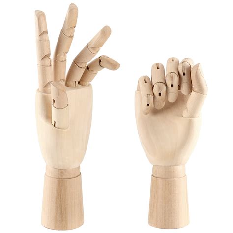 Buy Joikit 2 Pack 10 Inches Wood Art Mannequin Hand Left And Right