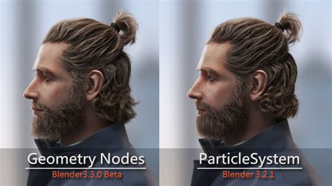 【review】blender33 Curves Hair Vs Blender32 Particle Hair Tutorials