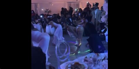 Video Twerking Bride Let It All Hang Out During Performance At Their Wedding Reception In