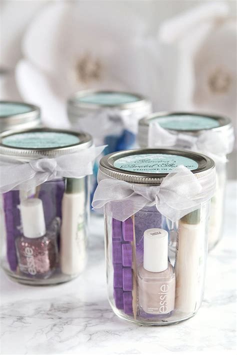 Bridal Shower Favors 33 Trendy Favor Ideas For Any Budget In 2022 Mason Jar Favors Bridal