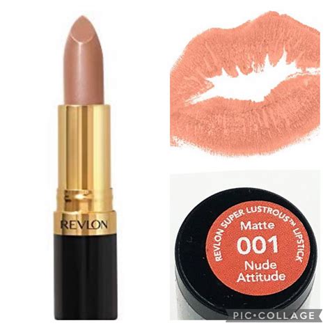 Revlon Super Lustrous Matte Lipstick Nude Attitude