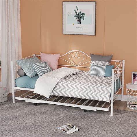 Buy Panana Day Bed With Trundle Single Double Bed Sofa Metal Bed Frame