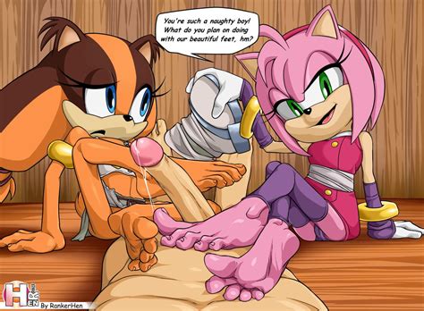 Rule 34 5 Toes Amy Rose Anthro Badger Dialogue Eulipotyphlan Faceless