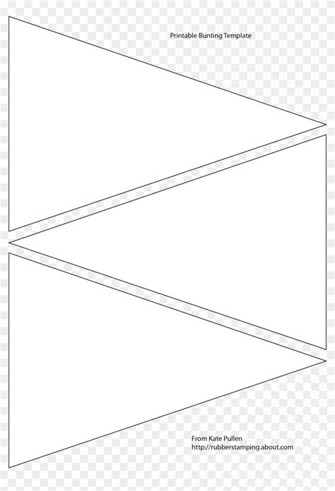 Free Printable Pennant Banner Template