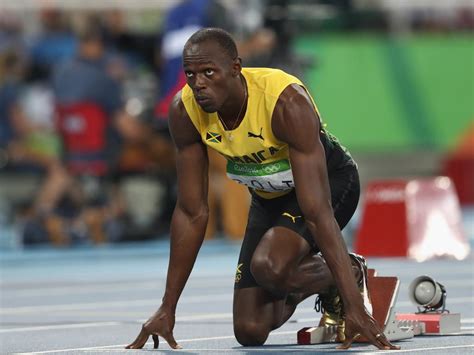 He is a world record ho. Usain Bolt said he probably can't beat his 200m World ...