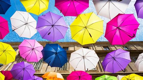 Floating Umbrellas Bing Wallpaper Download