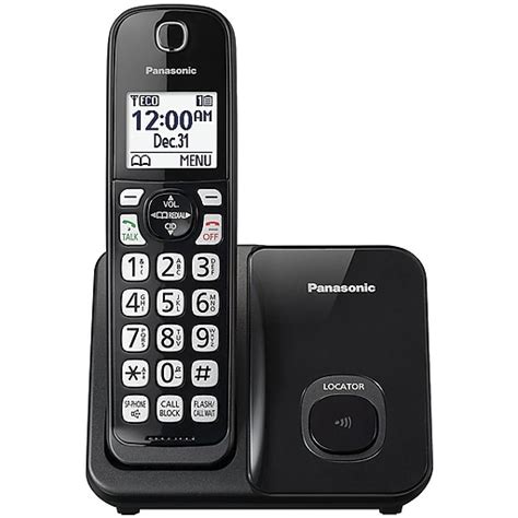 Panasonic Kx Tgd510b Cordless Telephone Black At Staples