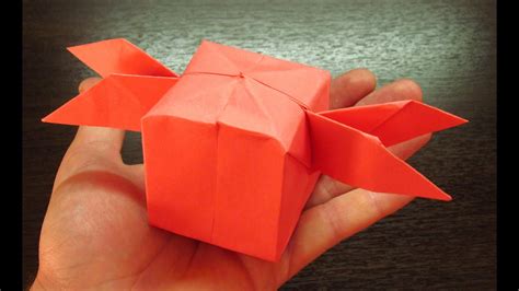 Como Hacer Un Cubo De Papel Con Alas Origami De Papel Paso A Paso