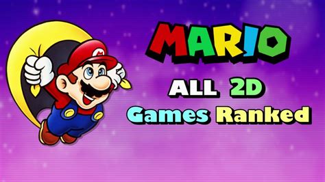 Ranking All 2d Mario Games Youtube