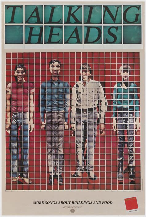 David Byrne Jimmy Desana Talking Heads More Songs About Buildings And Food 1978 Talking