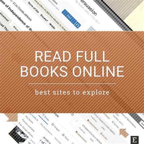 12 sites where you can read full books online