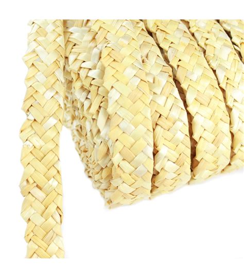 Traditional Millinery Straw Braid Orsay 15mm Braided Natural Straw
