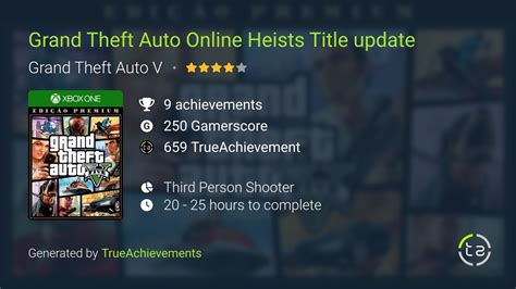 Grand Theft Auto Online Heists Achievements In Grand Theft Auto V Xbox