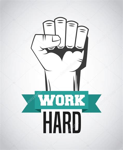 Hard Worker Logo