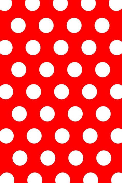 43 Red Polka Dot Wallpaper