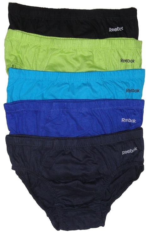 Reebok Mens Low Rise Briefs Size X Large 4042 Multi Pack Of 5 Sports And Outdoors
