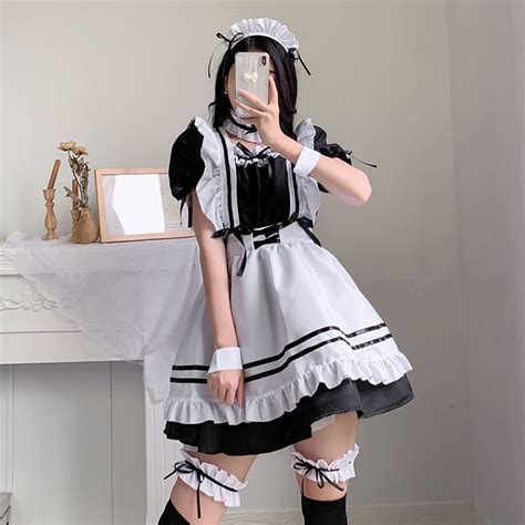 Sẵn Maid đen Ngắn Cosplay Hầu Gái Maid Shopee Việt Nam