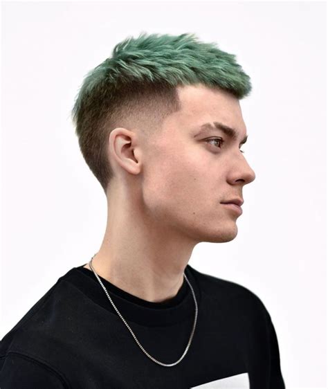 Side parted with silver colored source. Crop Haircuts For Men: 35 Fresh Looks For Straight + Curly ...