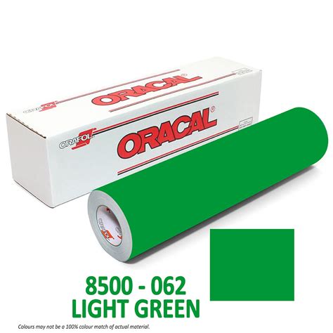 Oracal® 8500 Translucent Cal Light Green 062 Sm Samas