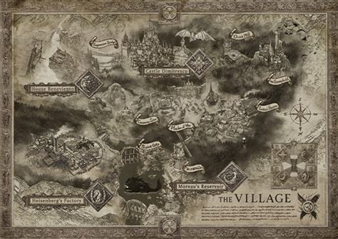 First Look Of The Resident Evil Villages Map