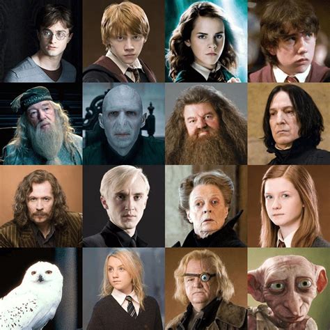 Tous Les Personnages De Harry Potter - Communauté MCMS