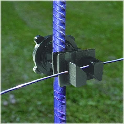 Electric fencing insulators allow you to fasten electrified wire, polywire, tape or rope to posts corner insulators are vital in providing insulation but also help to create tension in the fence. Screw On: Black