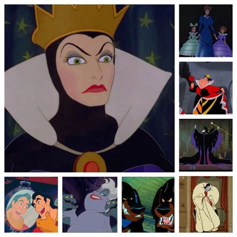 evil queen lady tremaine anastasia drizella queen of hearts maleficent cruella de vil