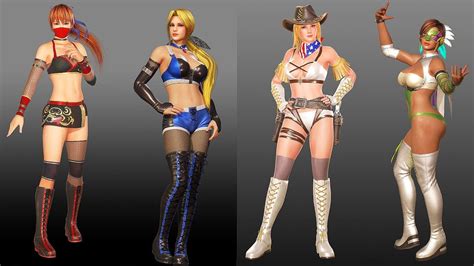 Dead Or Alive 6 All Deluxe Costumes All Female Male Characters Doa6『デッド オア アライブ6』 Youtube