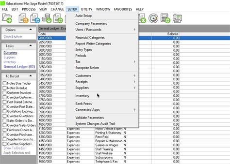 Choose edit…inventory…item file menu select each inventory item in sequence, and bring it up on the screen in front of you. Understanding the Menu Structure in Sage Pastel Partner - Talent Stream