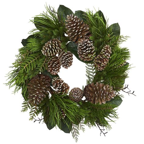 28 Pine Cone And Pine Wreath Easy Christmas Wreaths Pinecone Wreath
