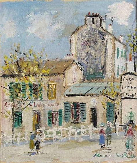 Sold Price Maurice Utrillo 1883 1955 Le Cabaret Du Lapin Invalid