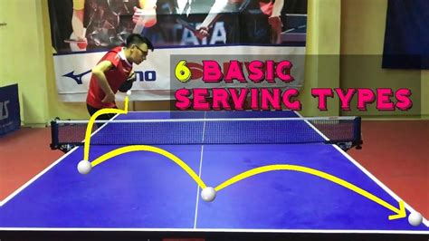 The net is defined as being the net, centre strap and metal cable between, but not including the netposts or singles sticks. 6 Basic Serving Types ! ( Table Tennis )