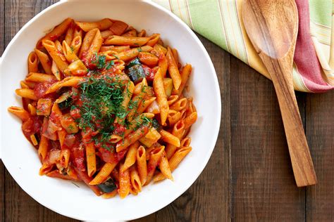 One Pot Tomato Zucchini Penne Recipe Fresh Tastes Pbs Food
