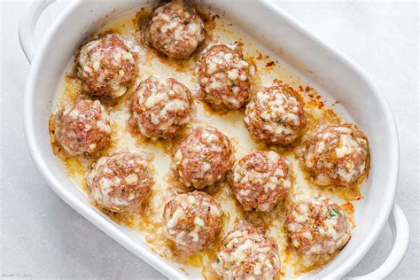 Baked Turkey Meatballs Recipe With Lemon Garlic Butter Sauce Oven